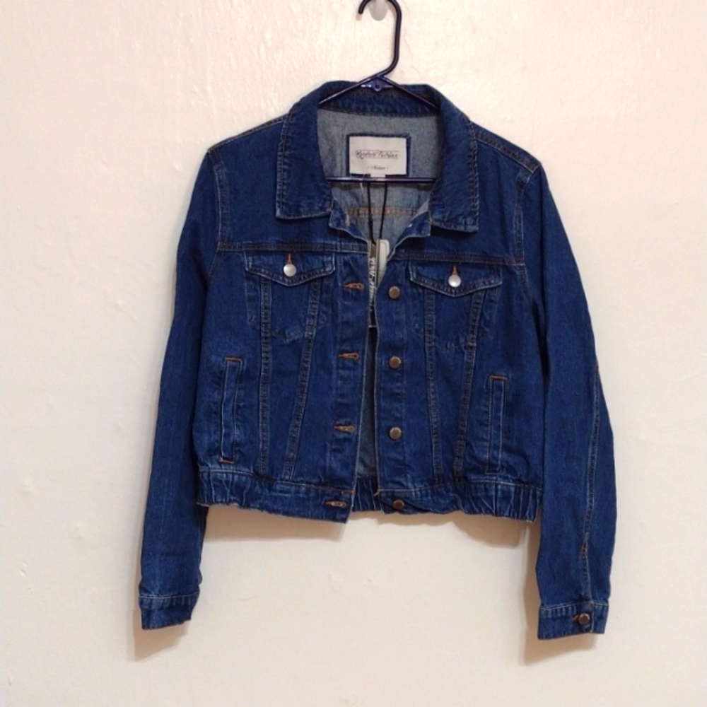 Reserve Fairfax Button Front Jean Jacket NWT